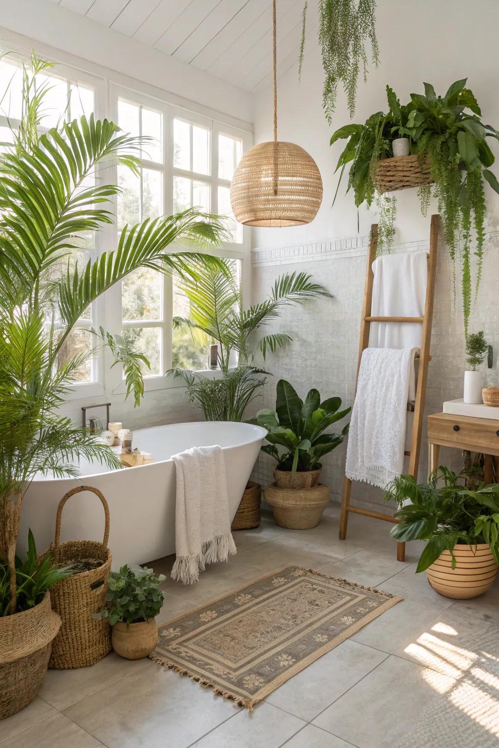 Tropical plants add vibrance and life to coastal spaces.