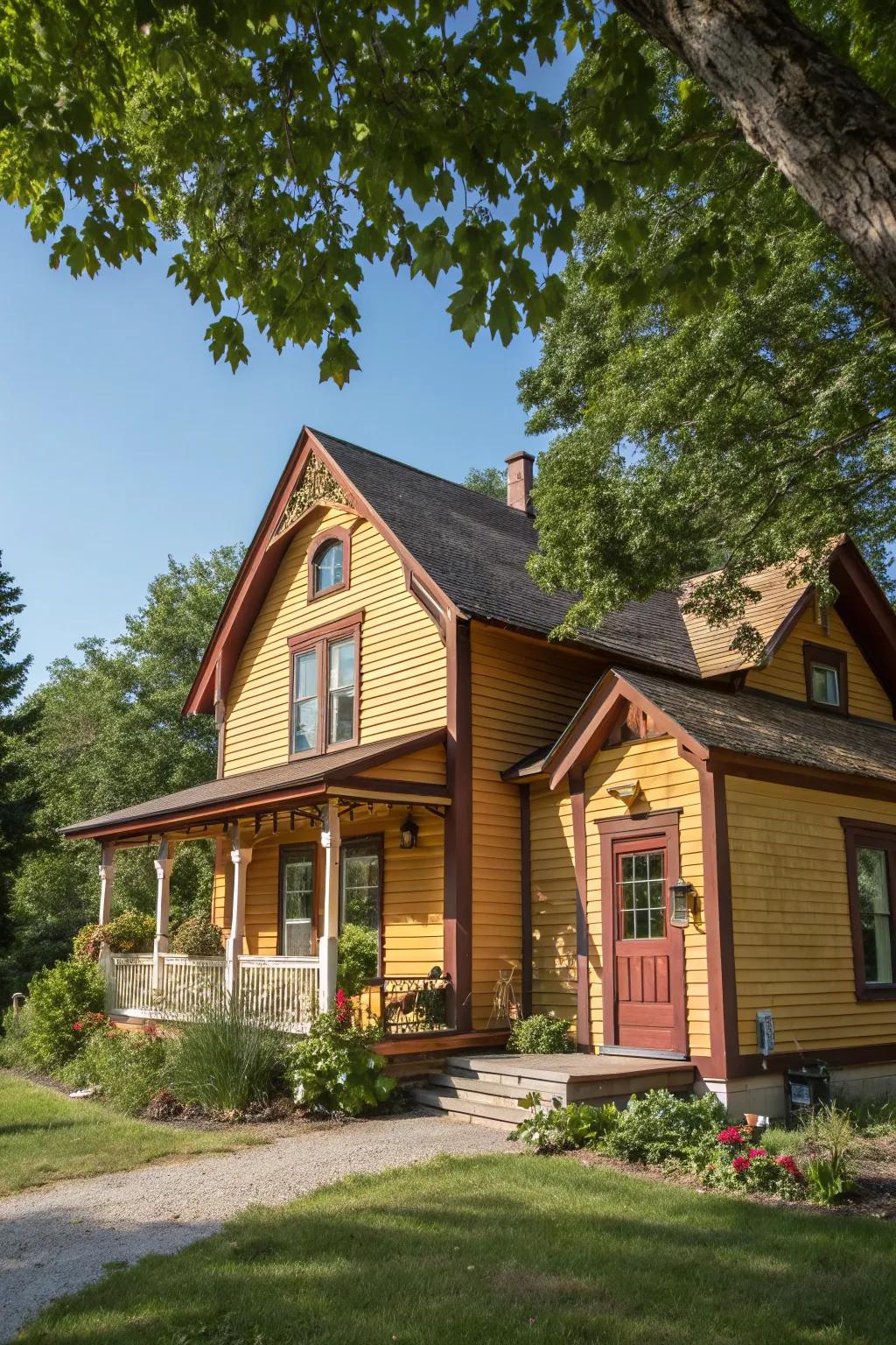 Welcome visitors using warm, earthy shades.