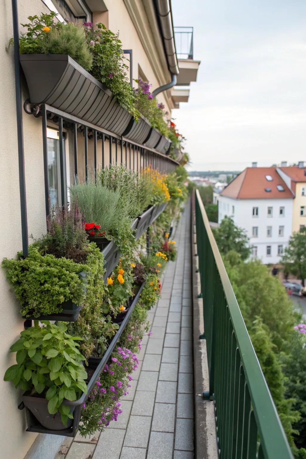 A loft garden brings nature closer to home.