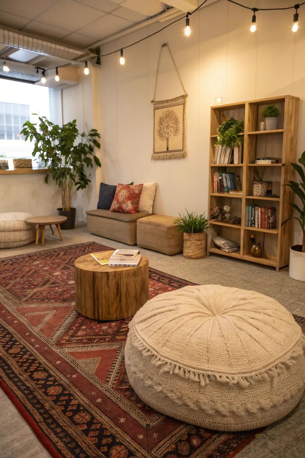 A cozy nook ideal for unwinding.