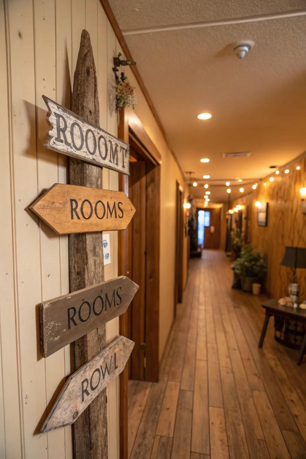 Attract your visitors with country directional boards.