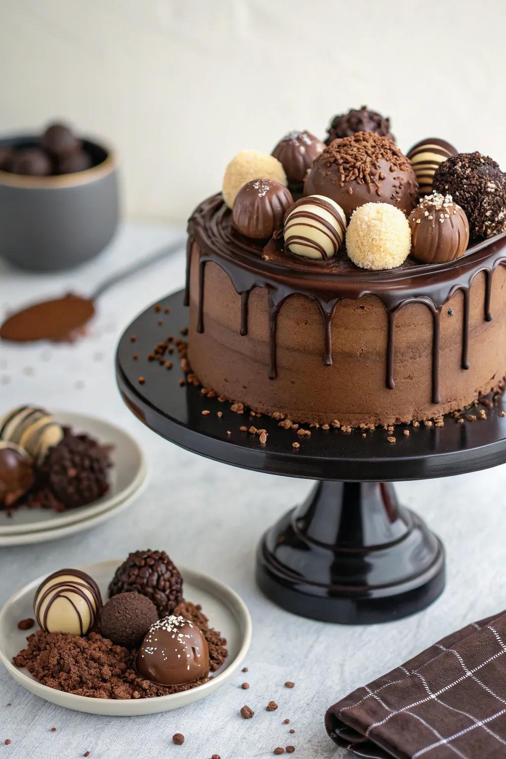 Cocoa sweets add an element of luxury to a caffeinated delight.
