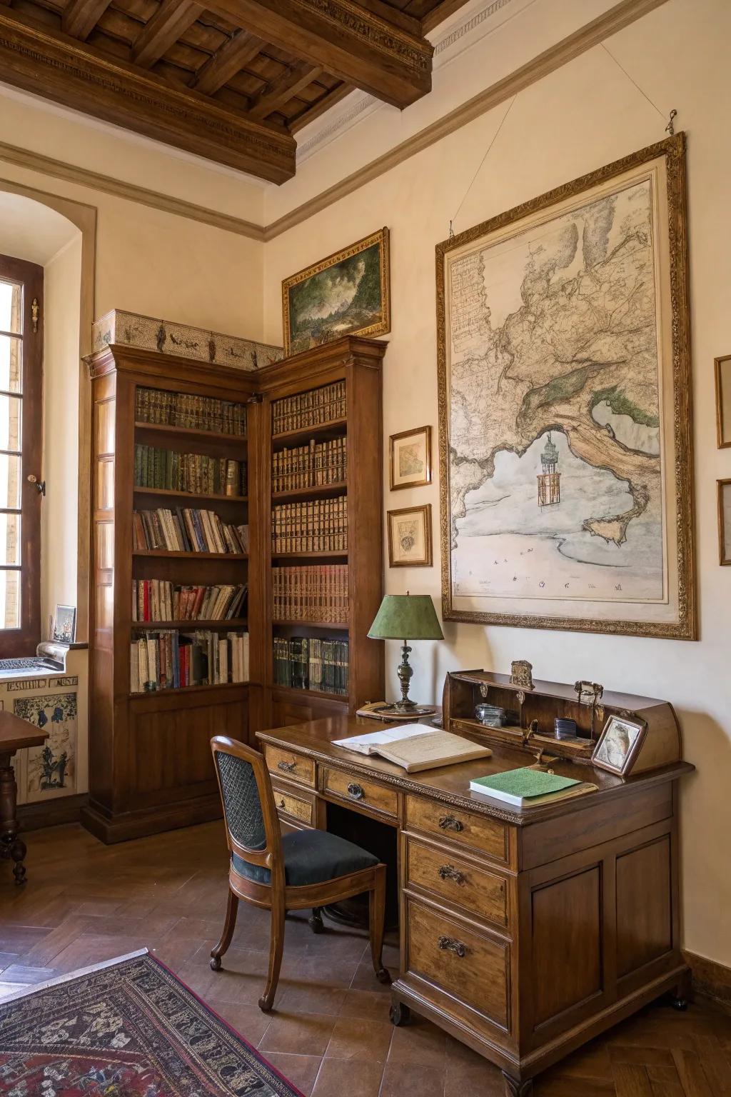 Antique maps bring history and adventure to your walls.