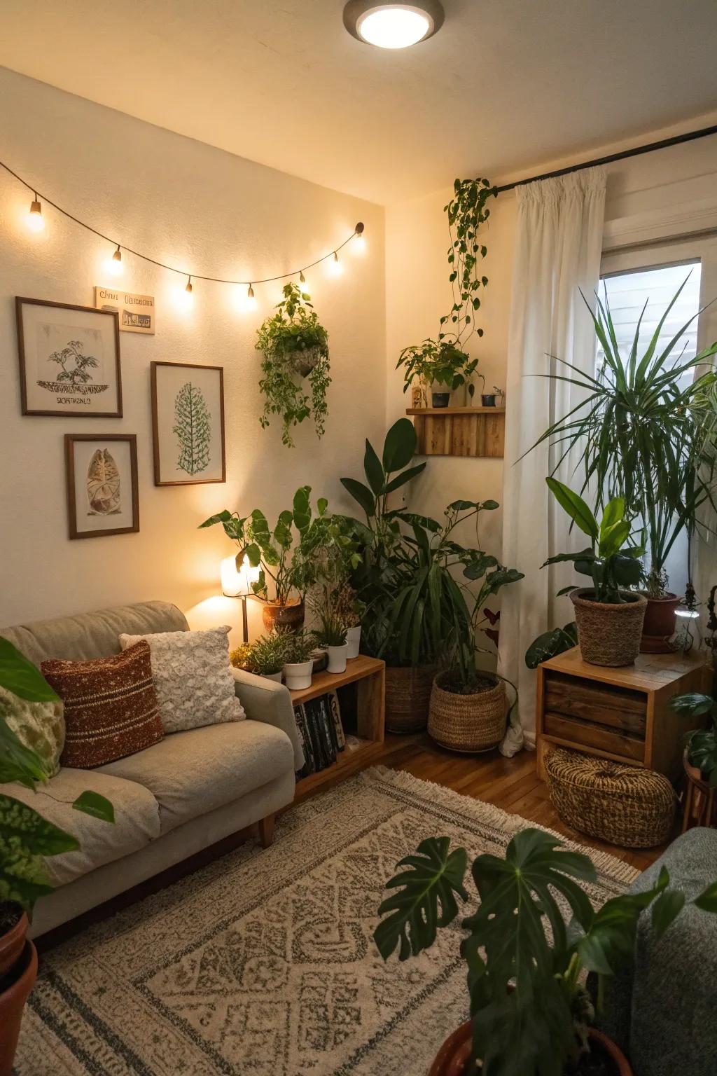 Plants bring life and color to your space.