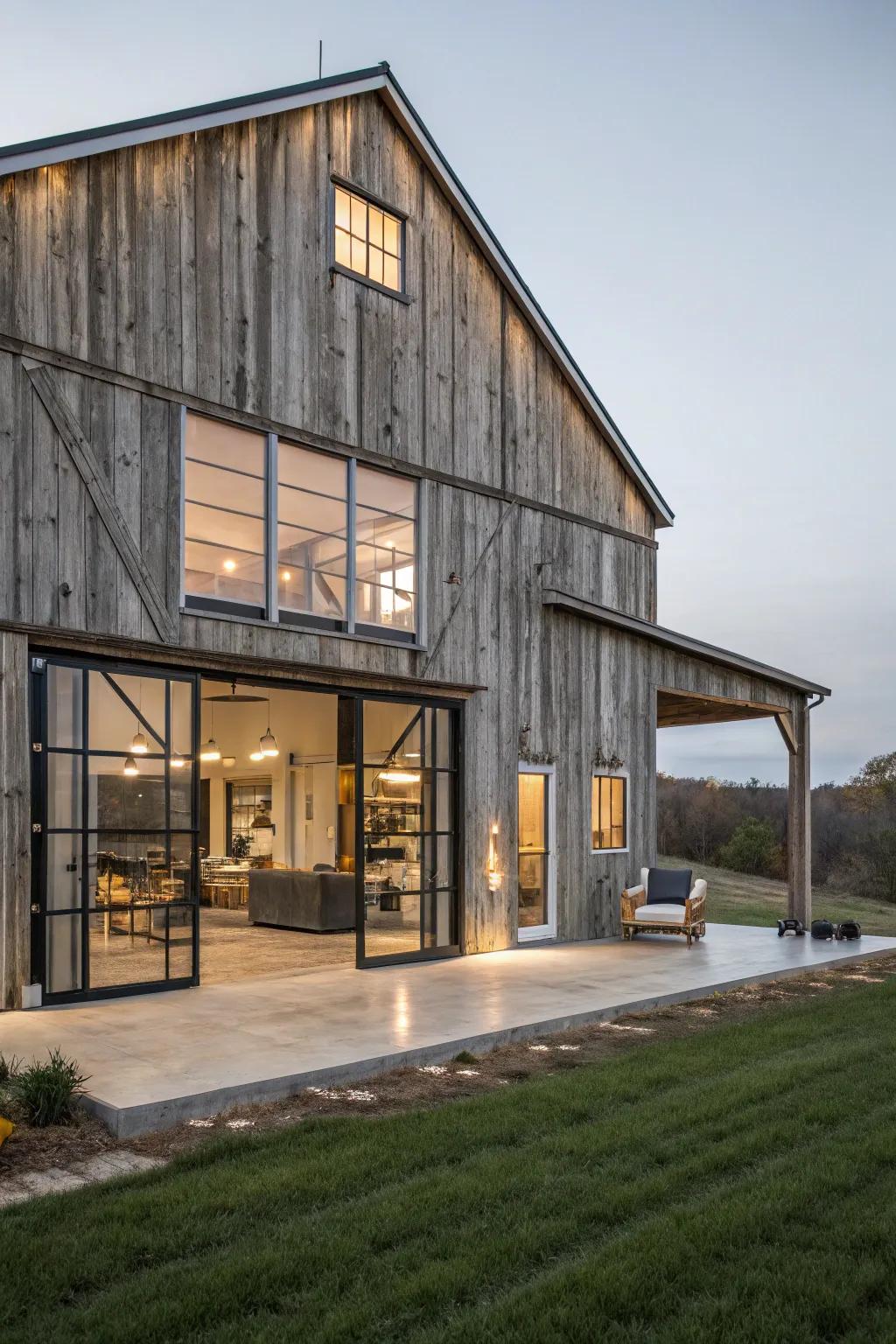 Barndominiums: where rustic meets refined.