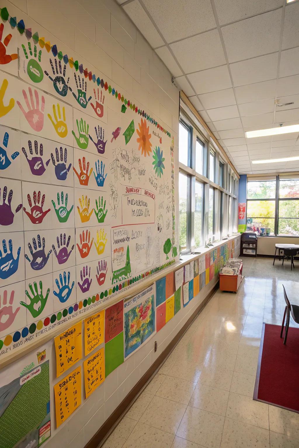 Attendance records transform into collaborative art projects.