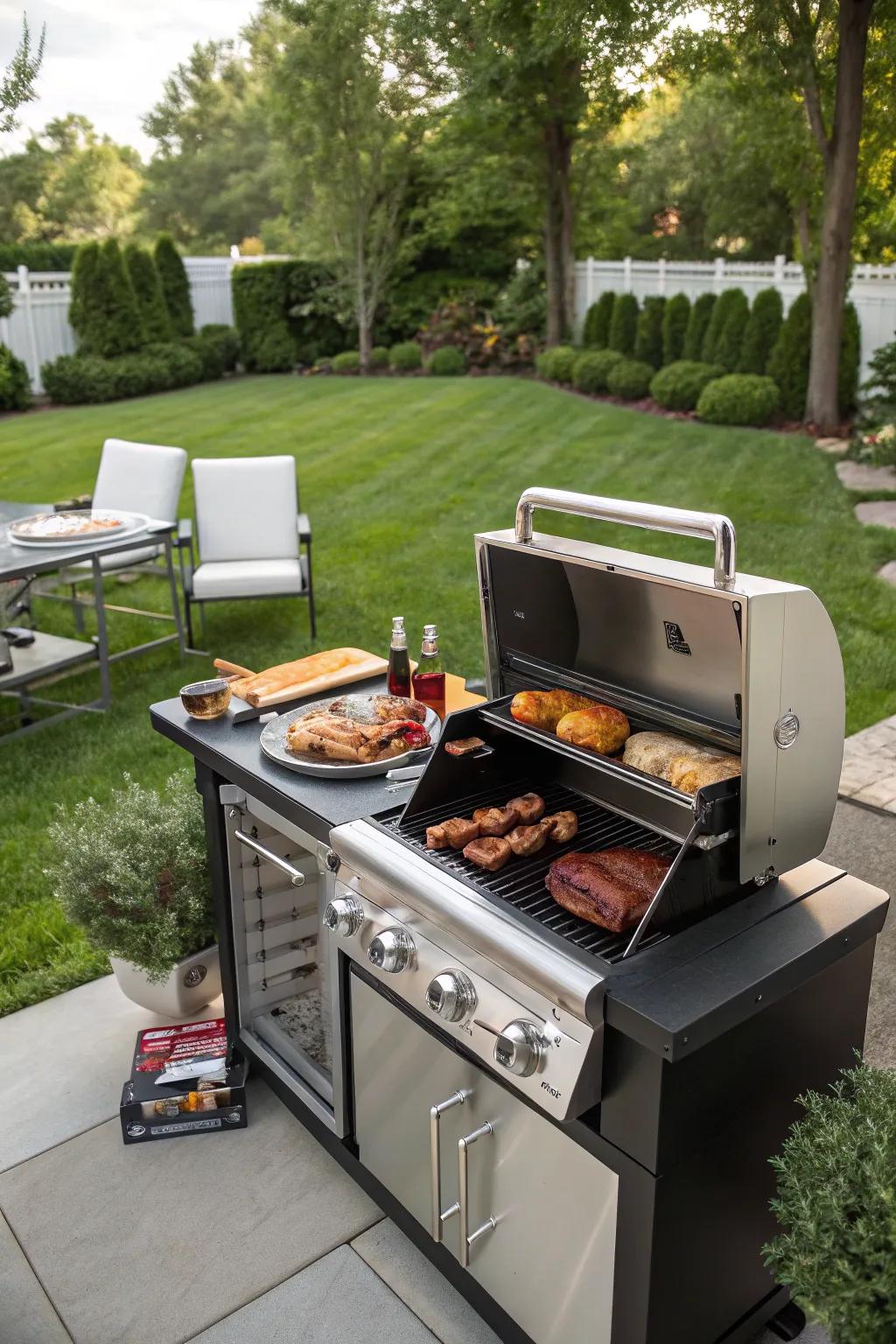 Boost your grilling to the next tier with clever add-ons.