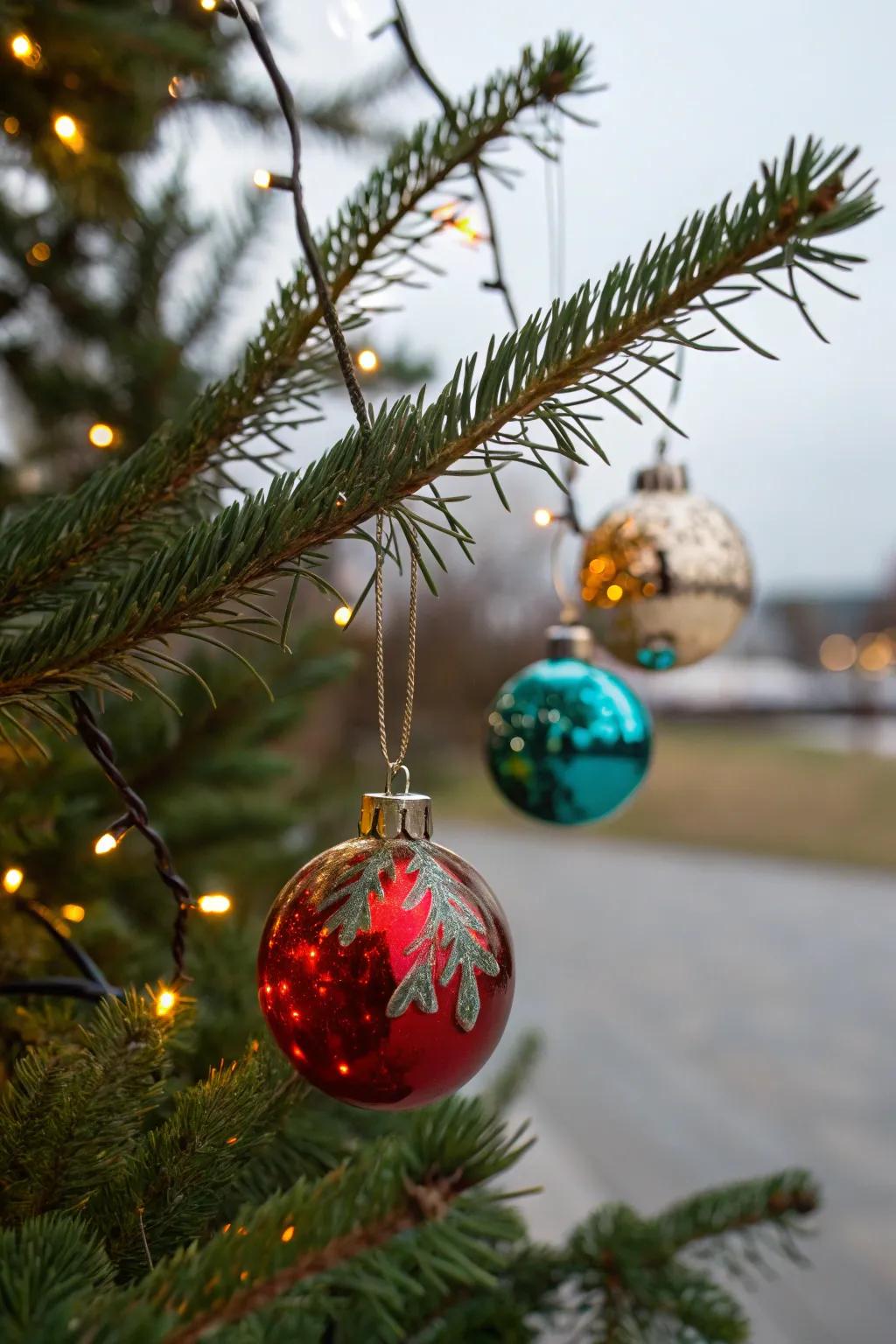 Natural elements add a rustic charm to your holiday decor.