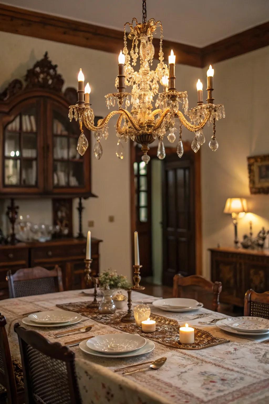 Period lighting enriches any room with grace and warmth.