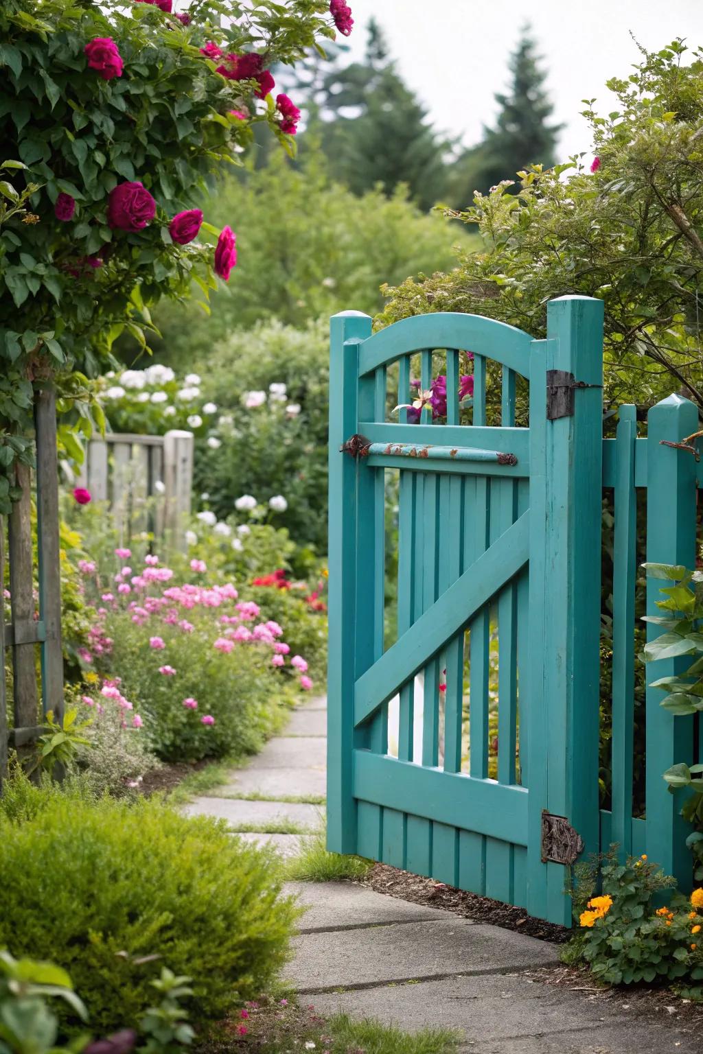 A splash of color that adds personality to your entrance.