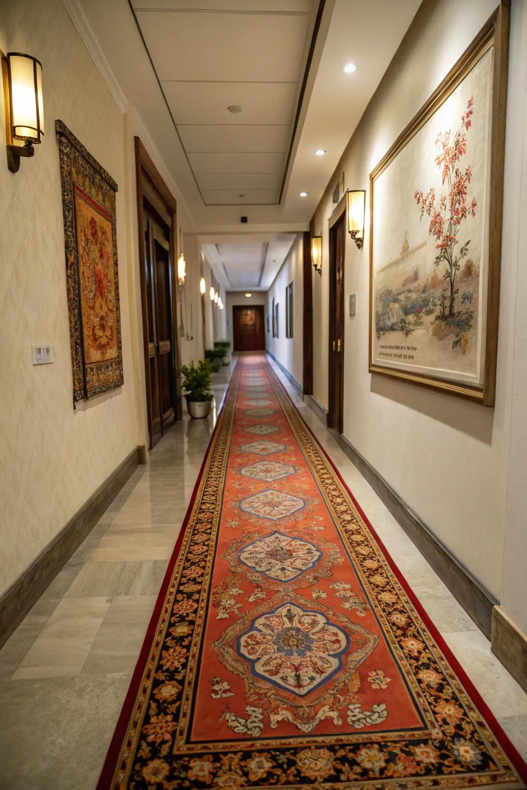 Runners can infuse warmth and direct attention throughout the area.