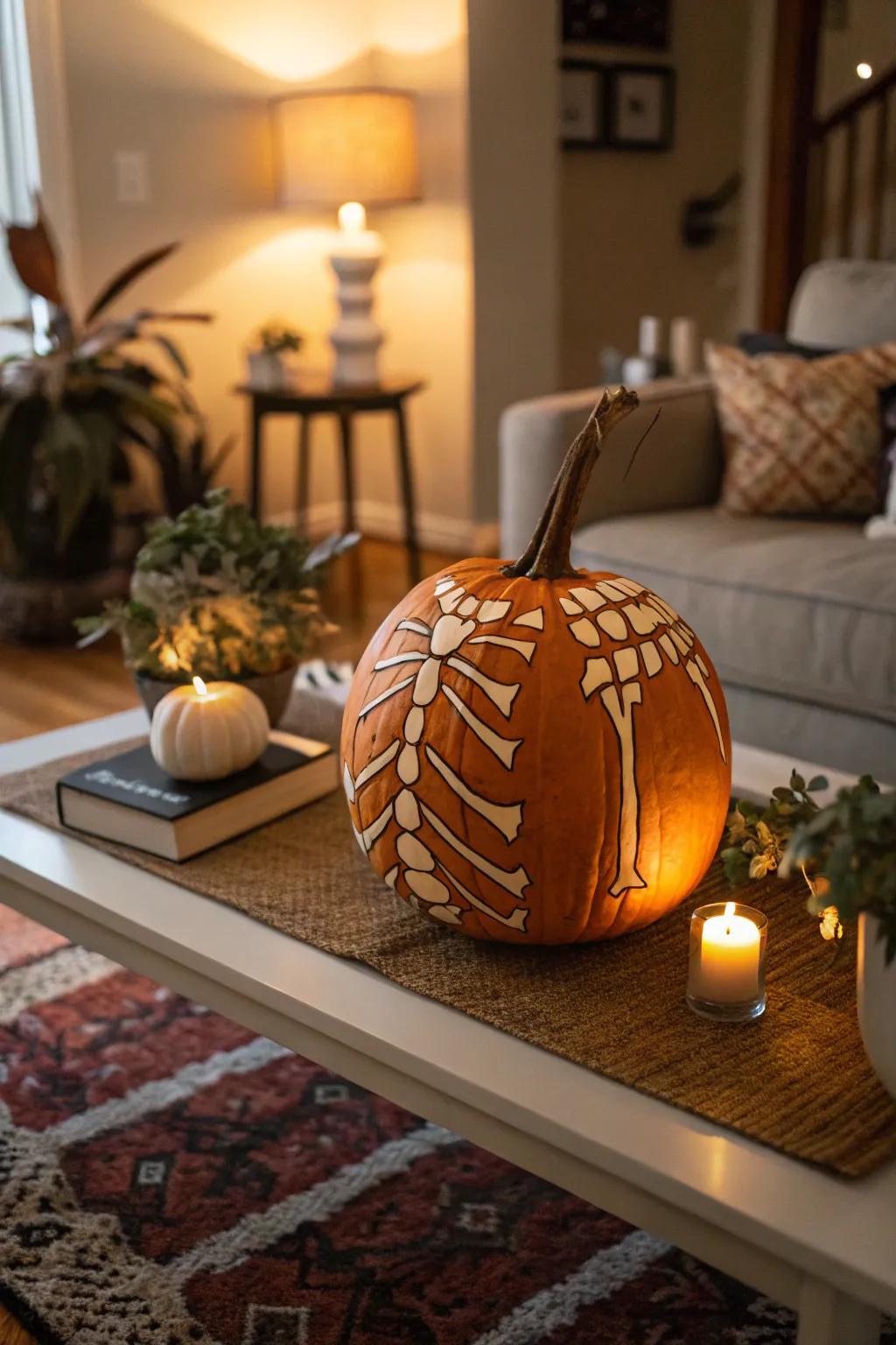 Osseous cracking illusion for a clever gourd