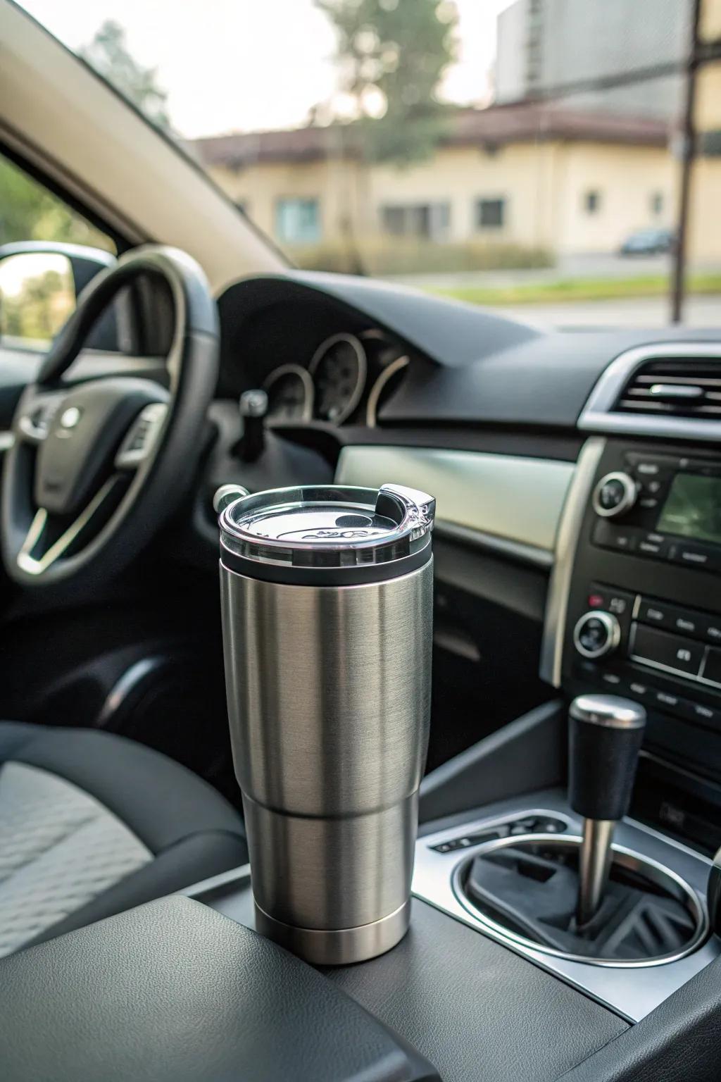 Enjoy your coffee everywhere with a dependable travel mug.