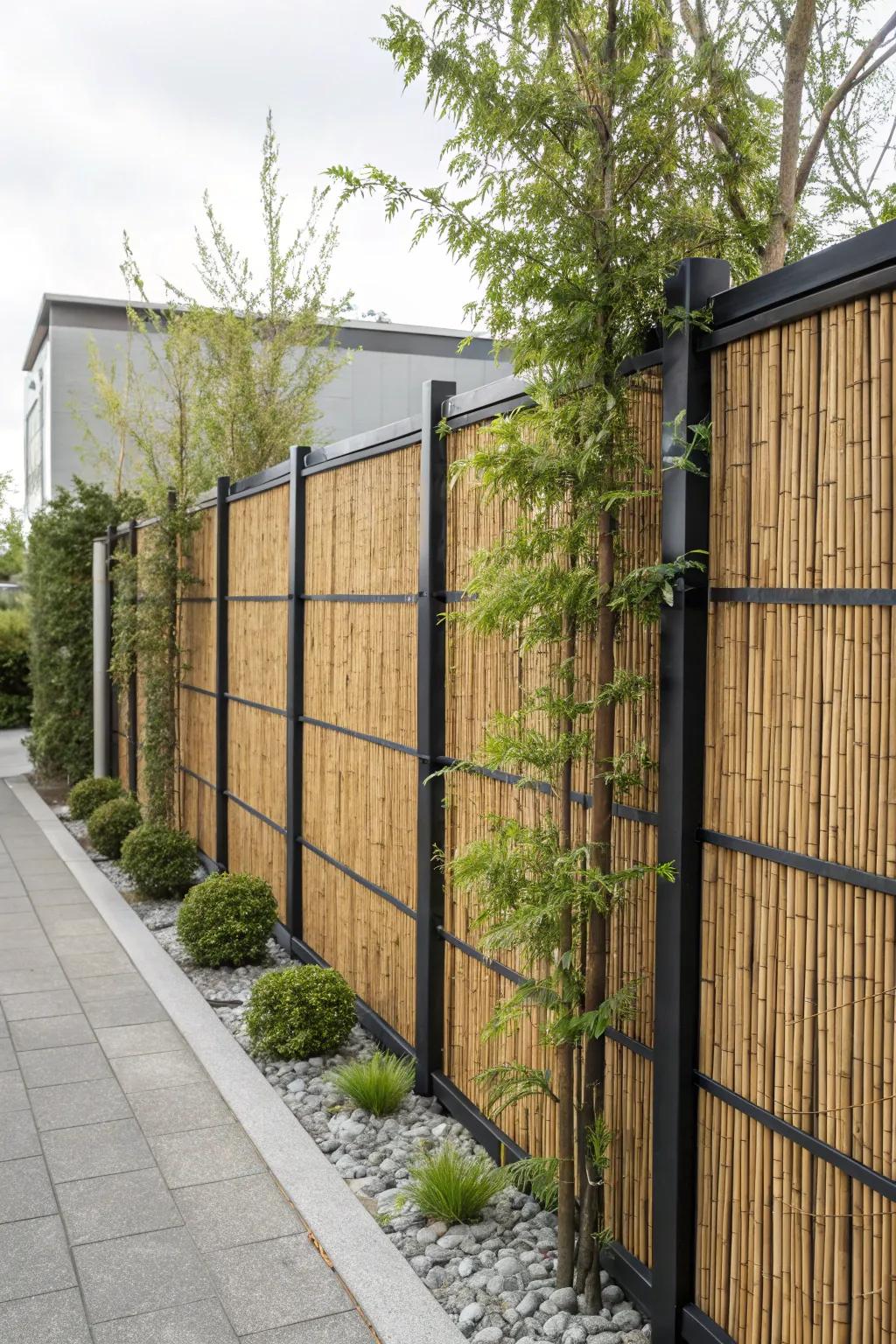 Privacy screens offer additional coverage and style.