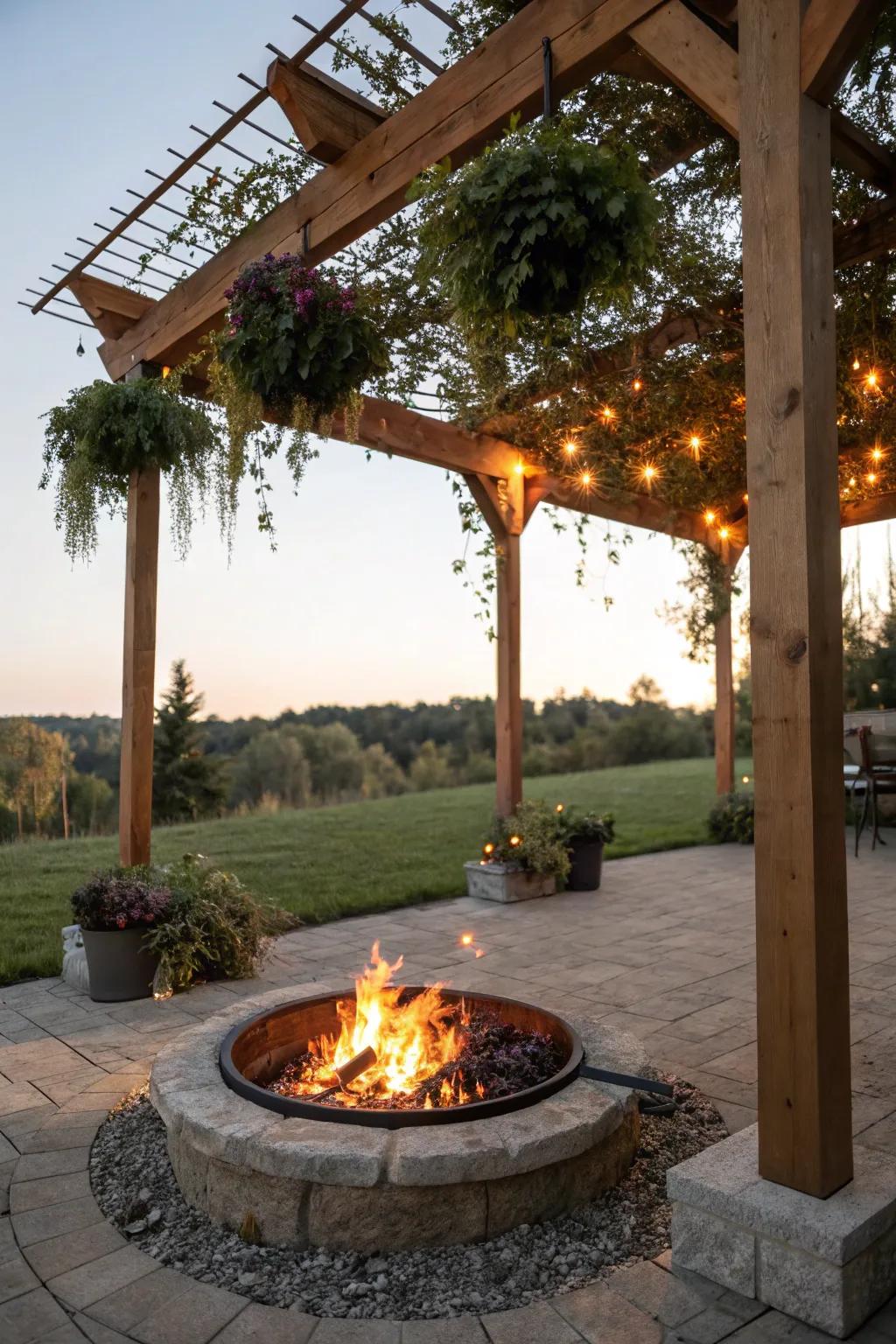 A pergola provides structure and shade to your outdoor space.