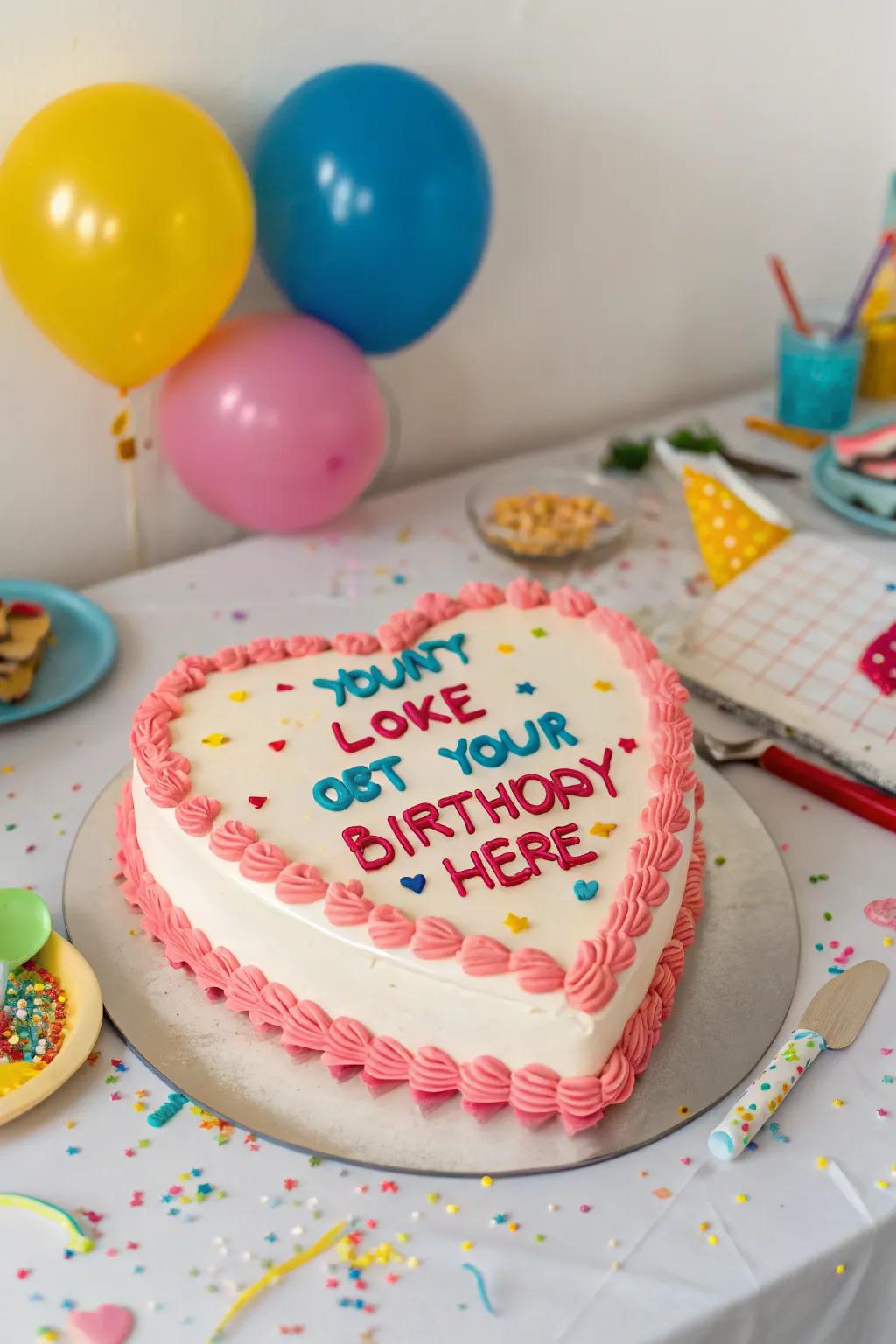 Celebrate the young soul with this delightful cake!