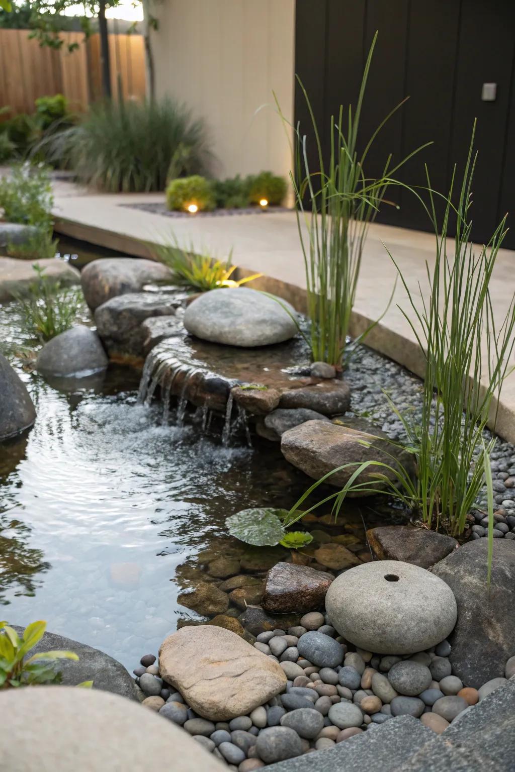 Zen-inspired designs impart serenity and simplicity to your stream.