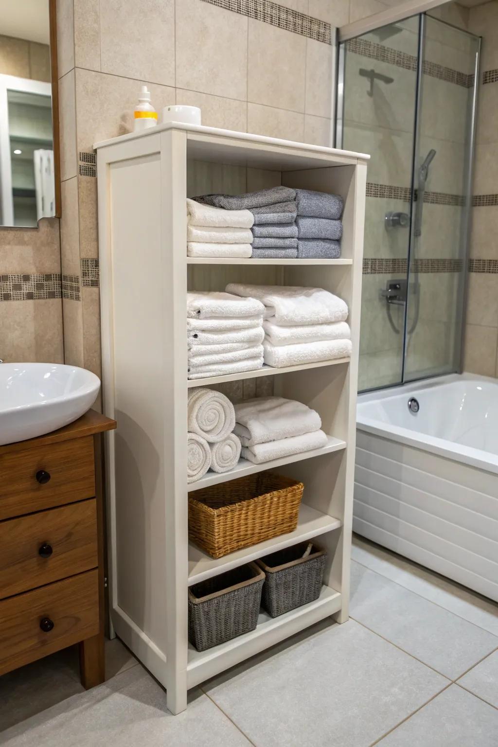 Miniature units offer substantial storage in small areas.