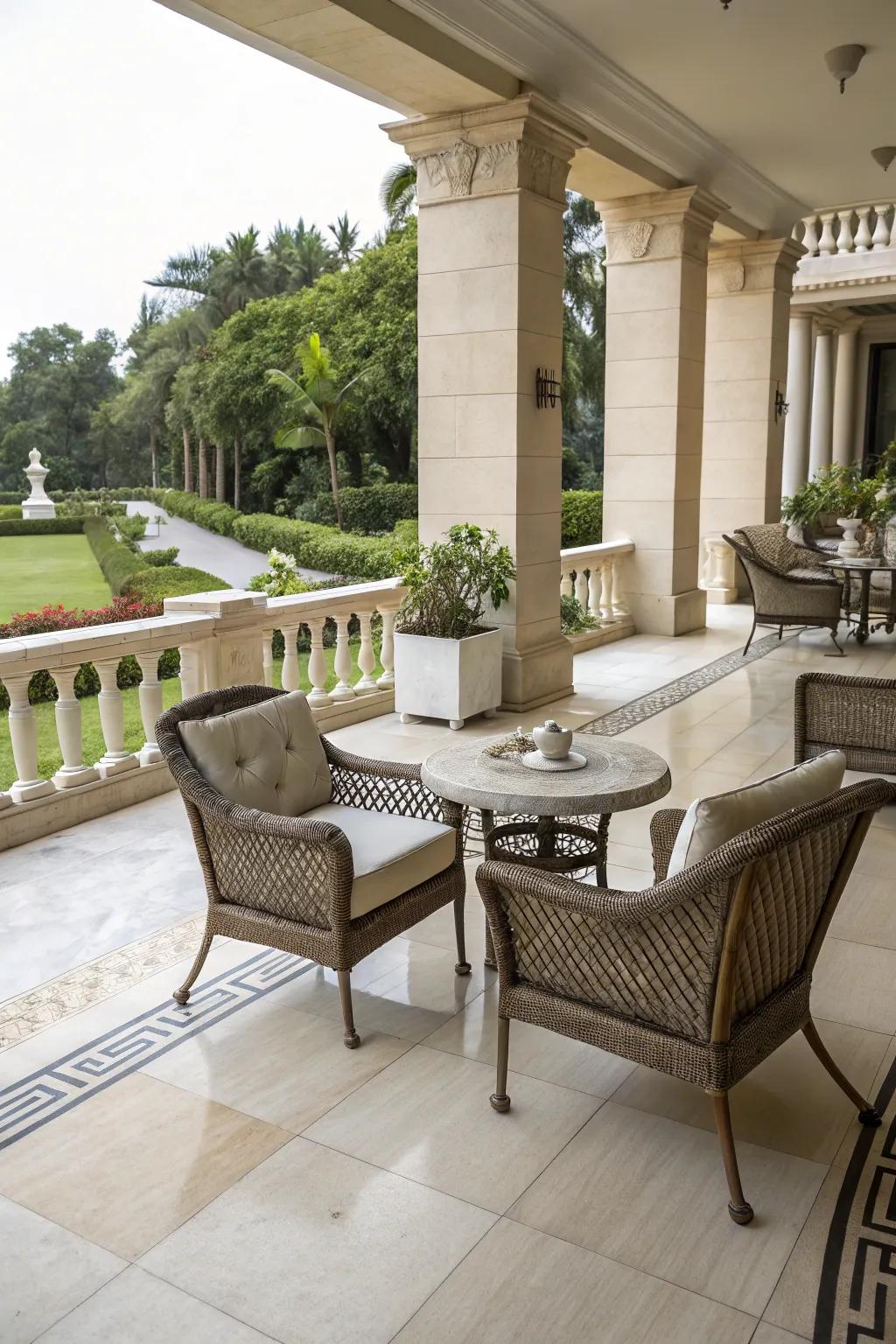 Outside furniture settings can upgrade your patio's usefulness and style.