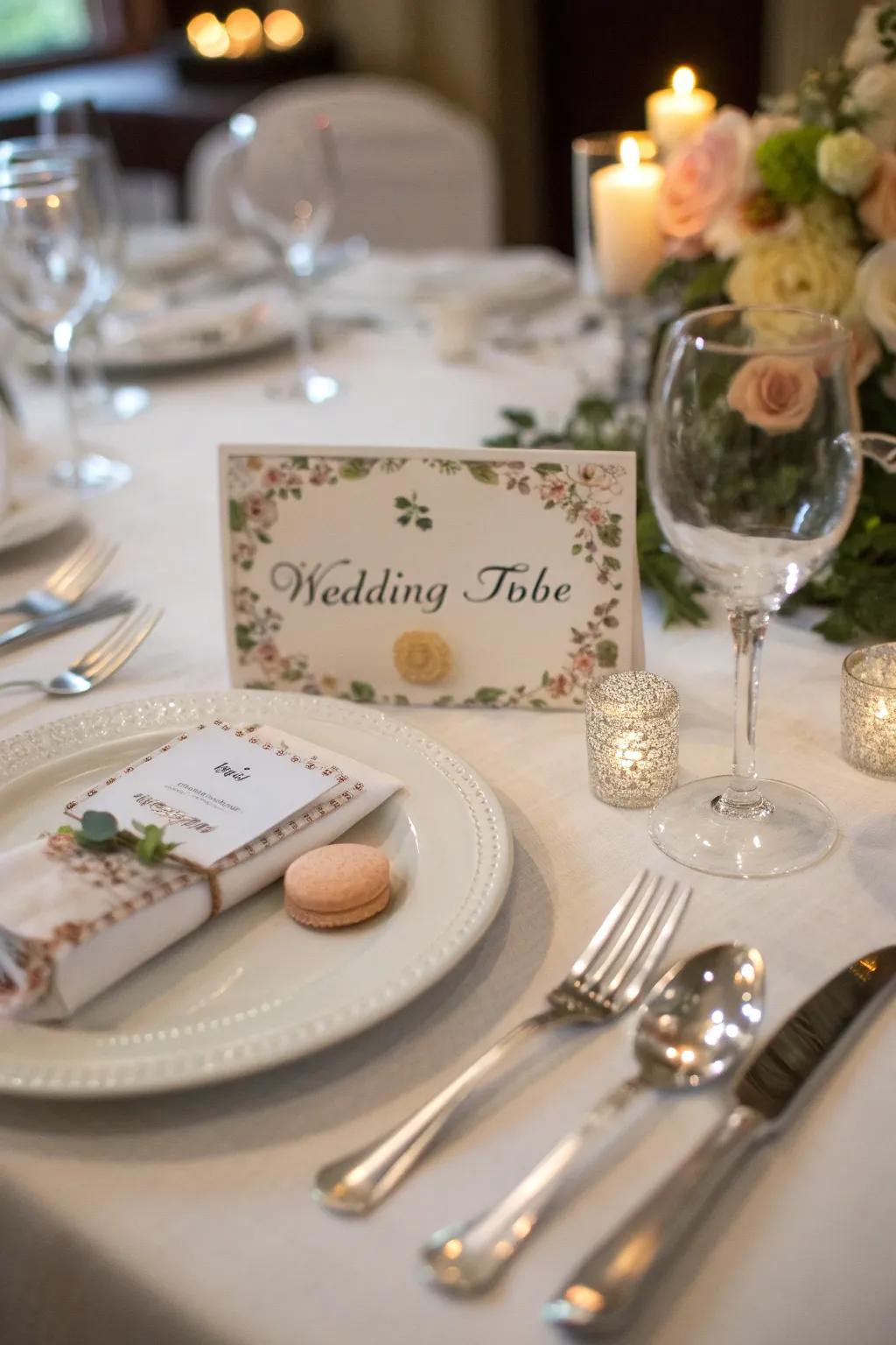 Individualized arrangements ensure your invitees feel treasured.