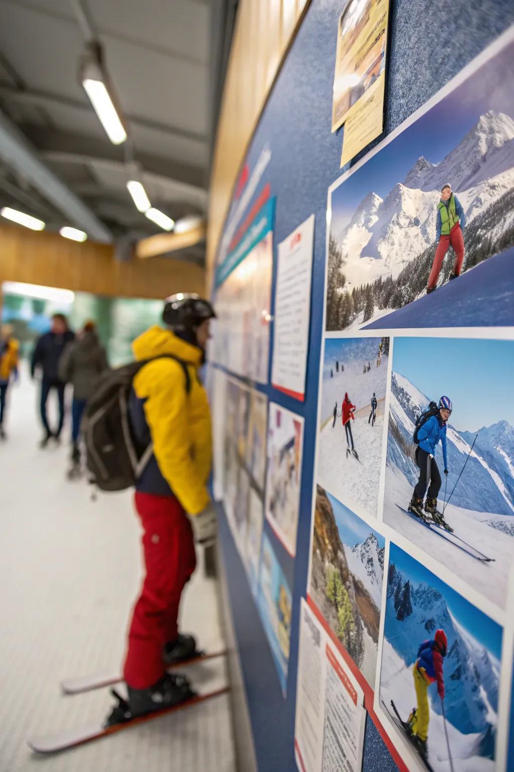 Skiing into the new year introduces a dynamic and energetic sensation to the board.