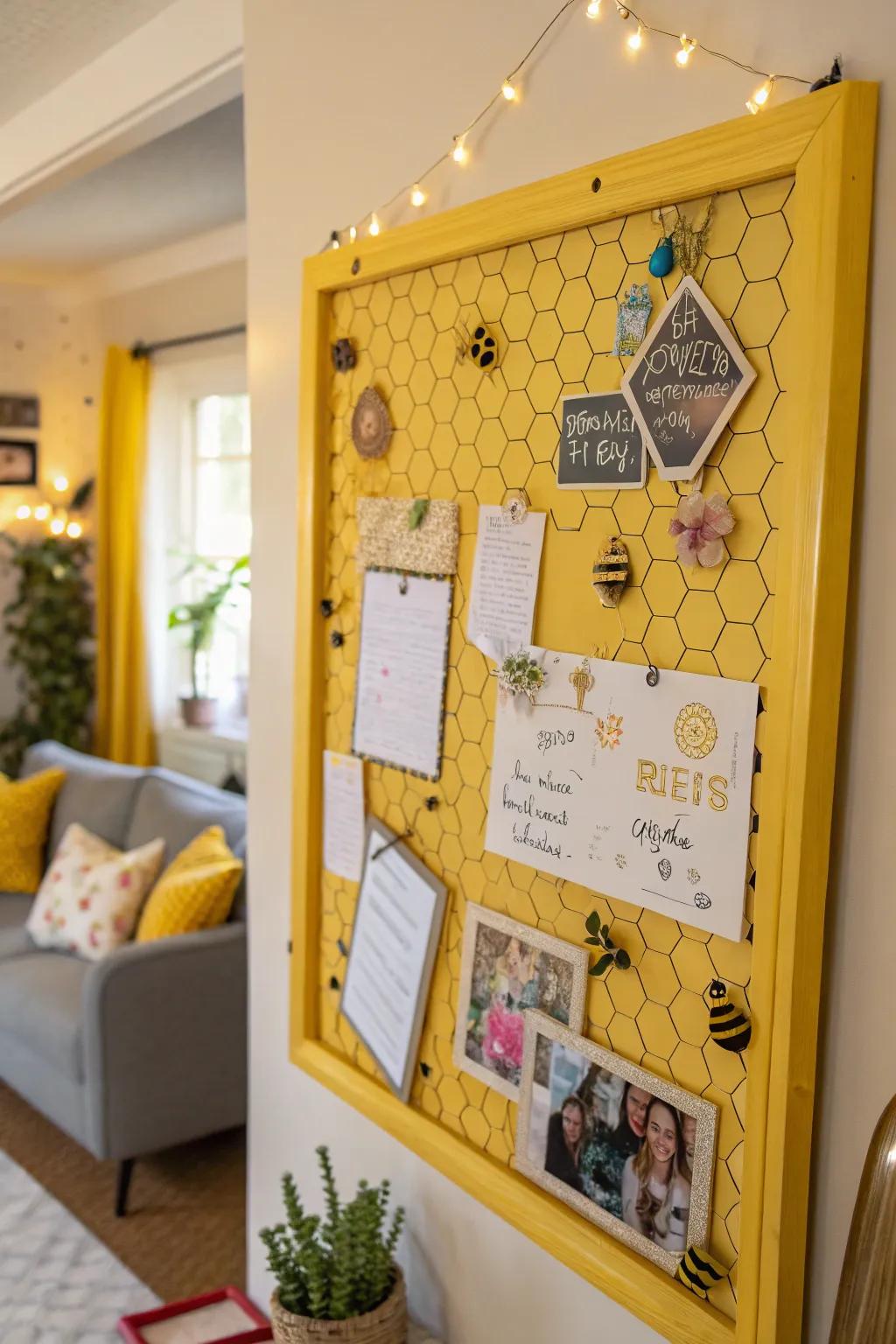 Bee-themed decor symbolizes community and productivity, adding harmony to your space.