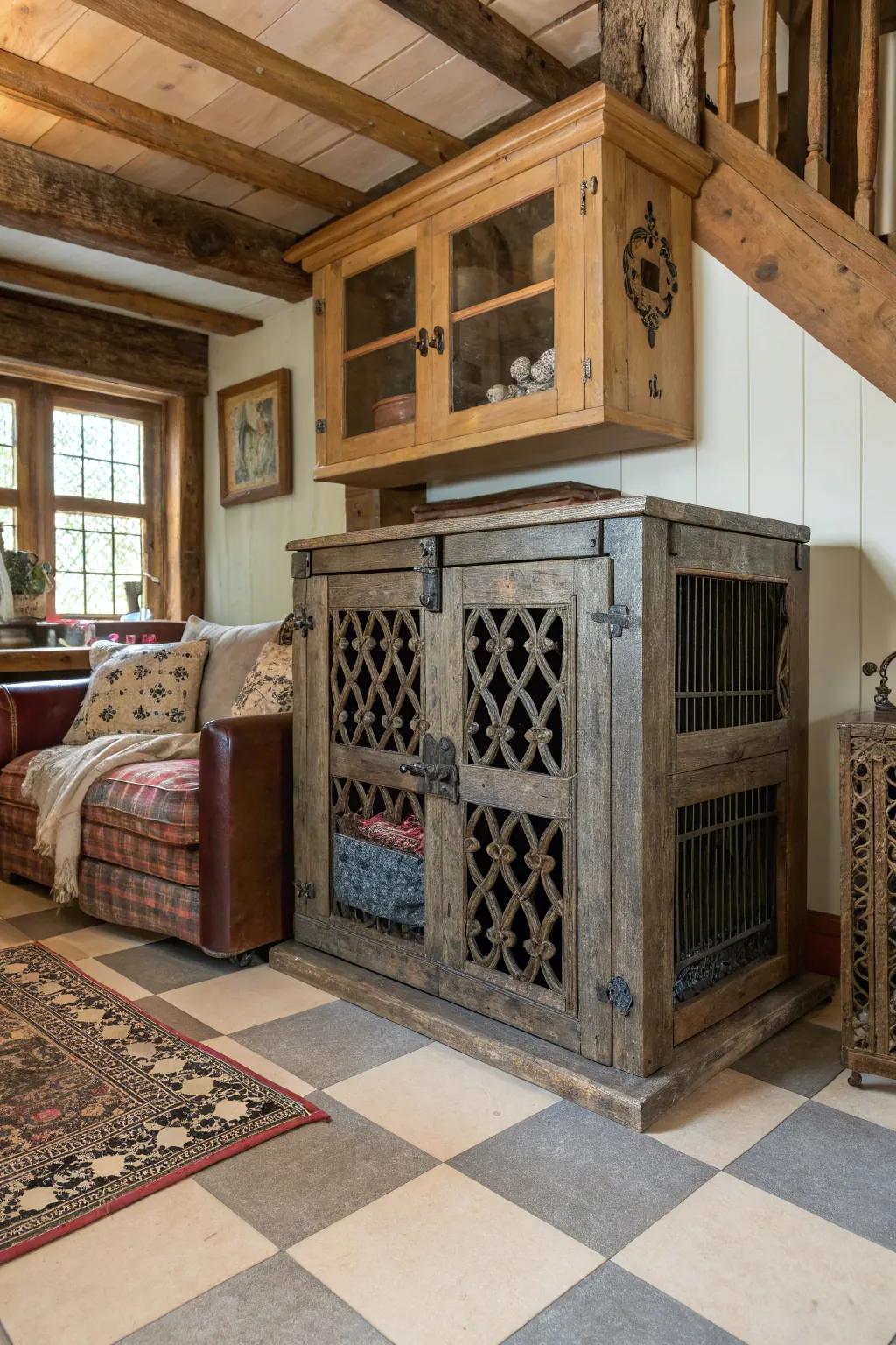 Vintage touches bring classic appeal to any area.