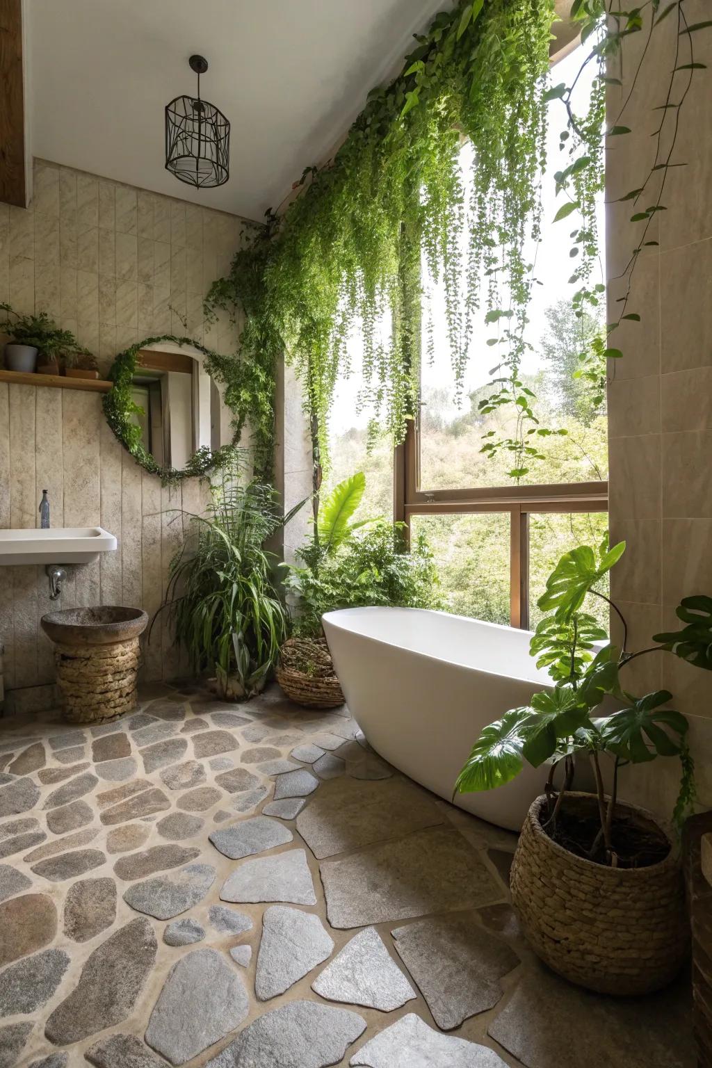 Convey the open air in with nature-themed blueprints.