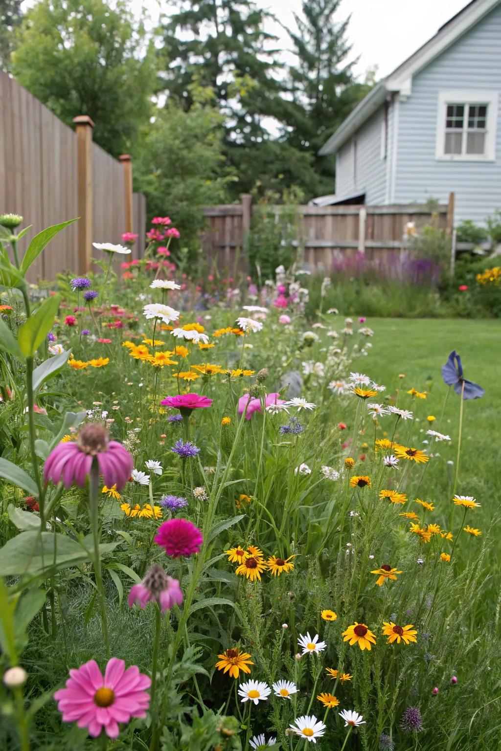 Wildflower meadows are beautiful and eco-friendly.