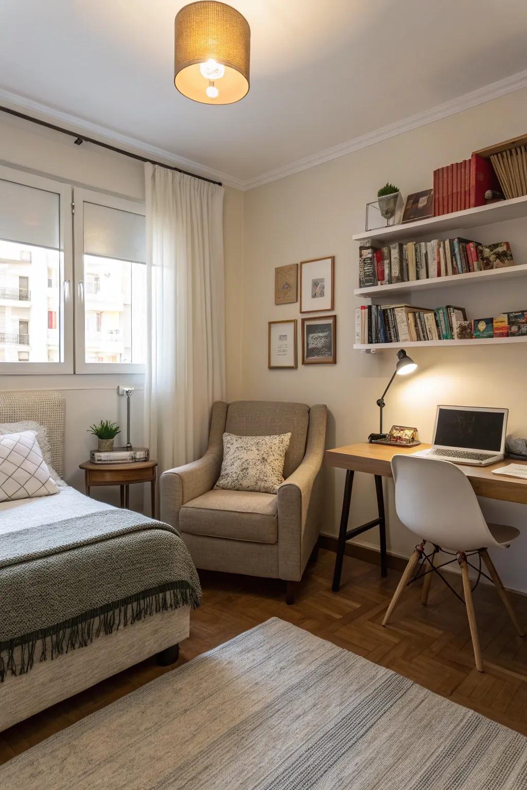 Functional design ensures comfort and utility.