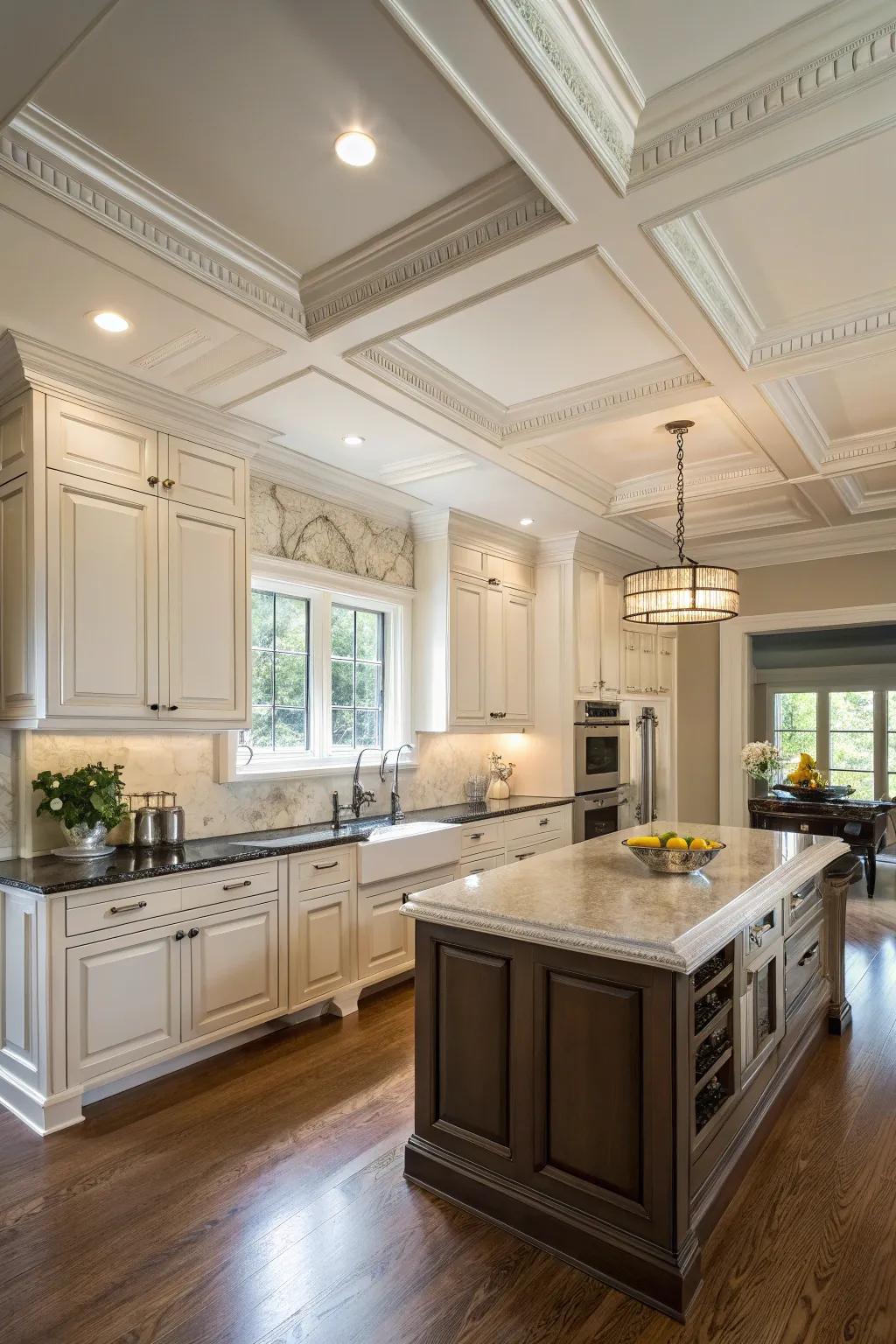 Unified molding creates a harmonious look.