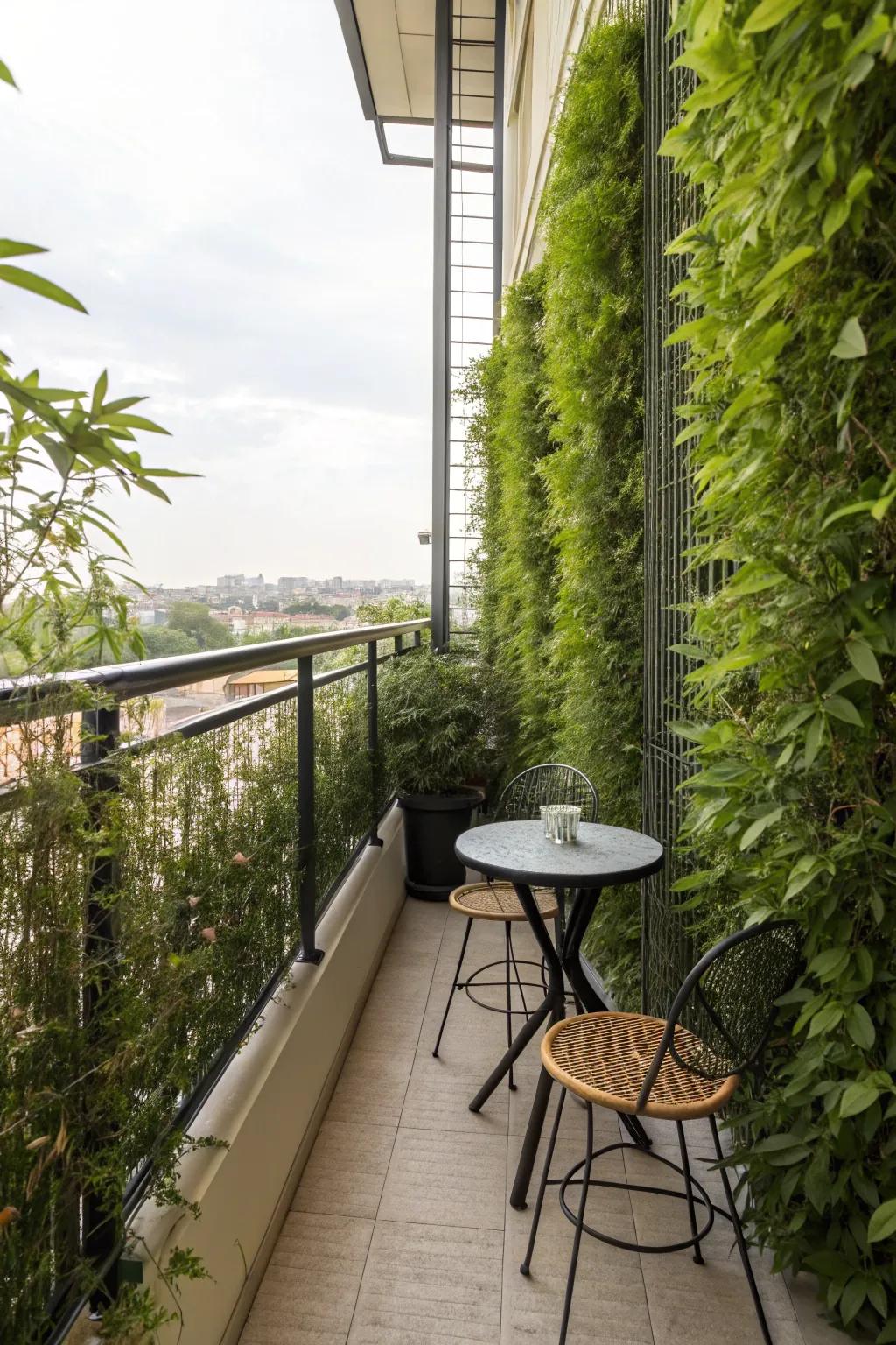 Relish your privacy using aesthetic natural screens.