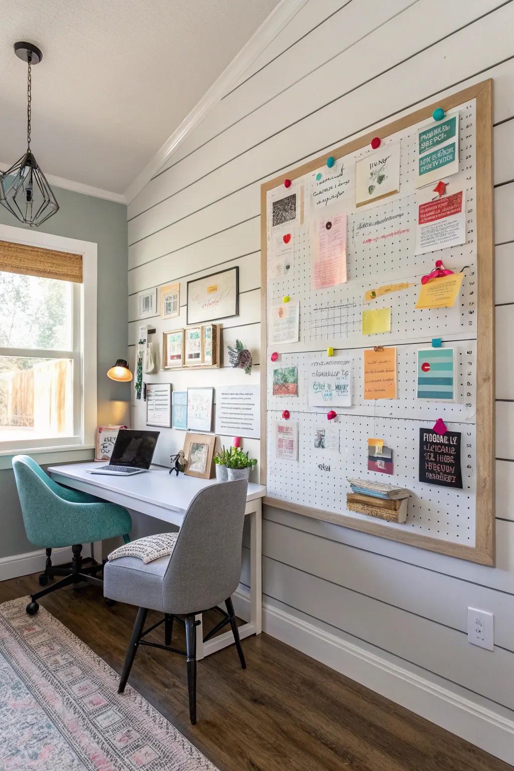 Stay inspired and focused with an interactive goal-setting board.