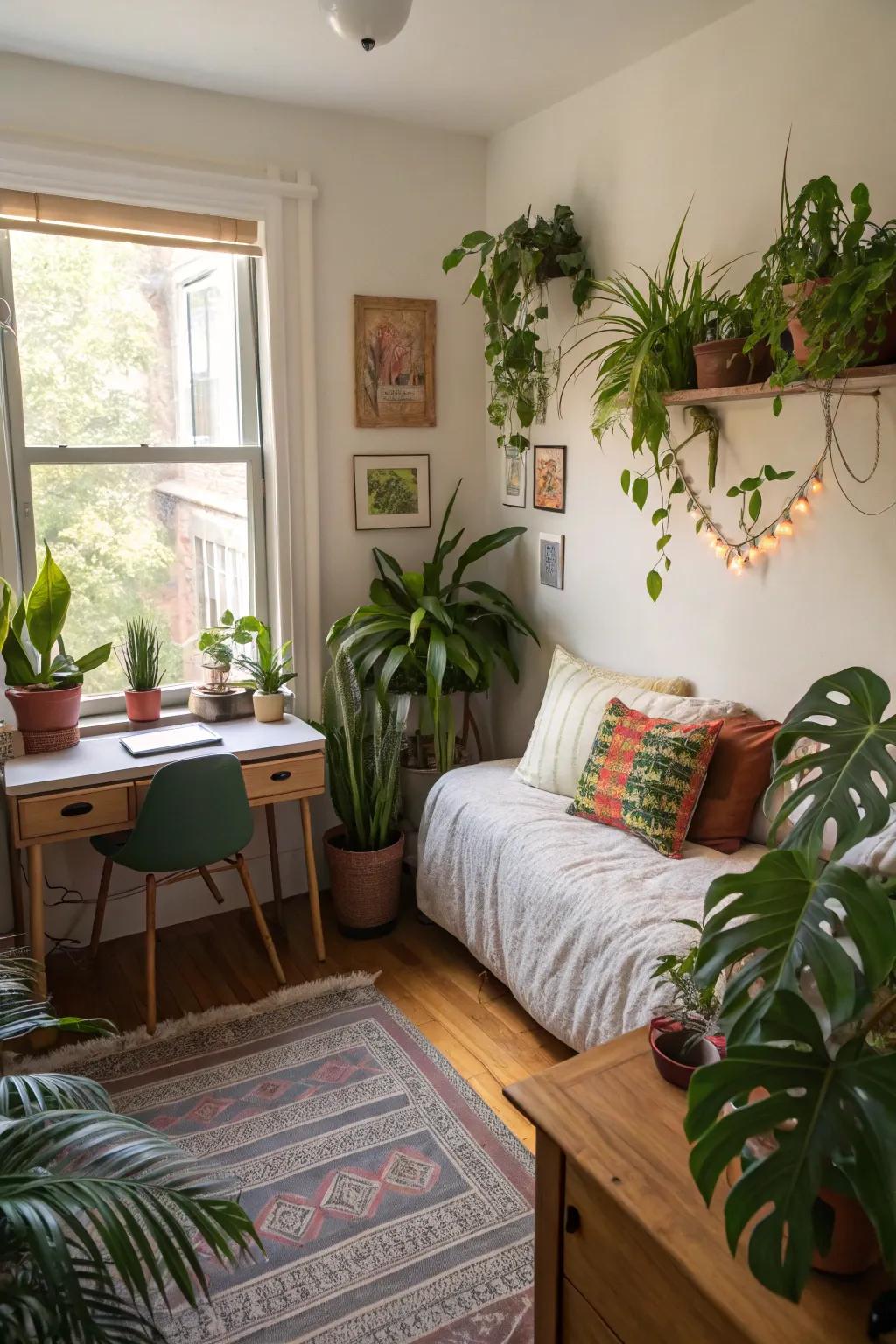 Breathe life into spaces thanks to vegetation.
