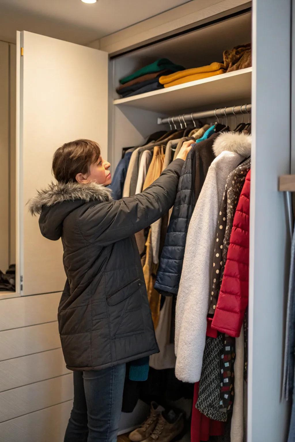 Occasional trades keep your wardrobe coordinated.