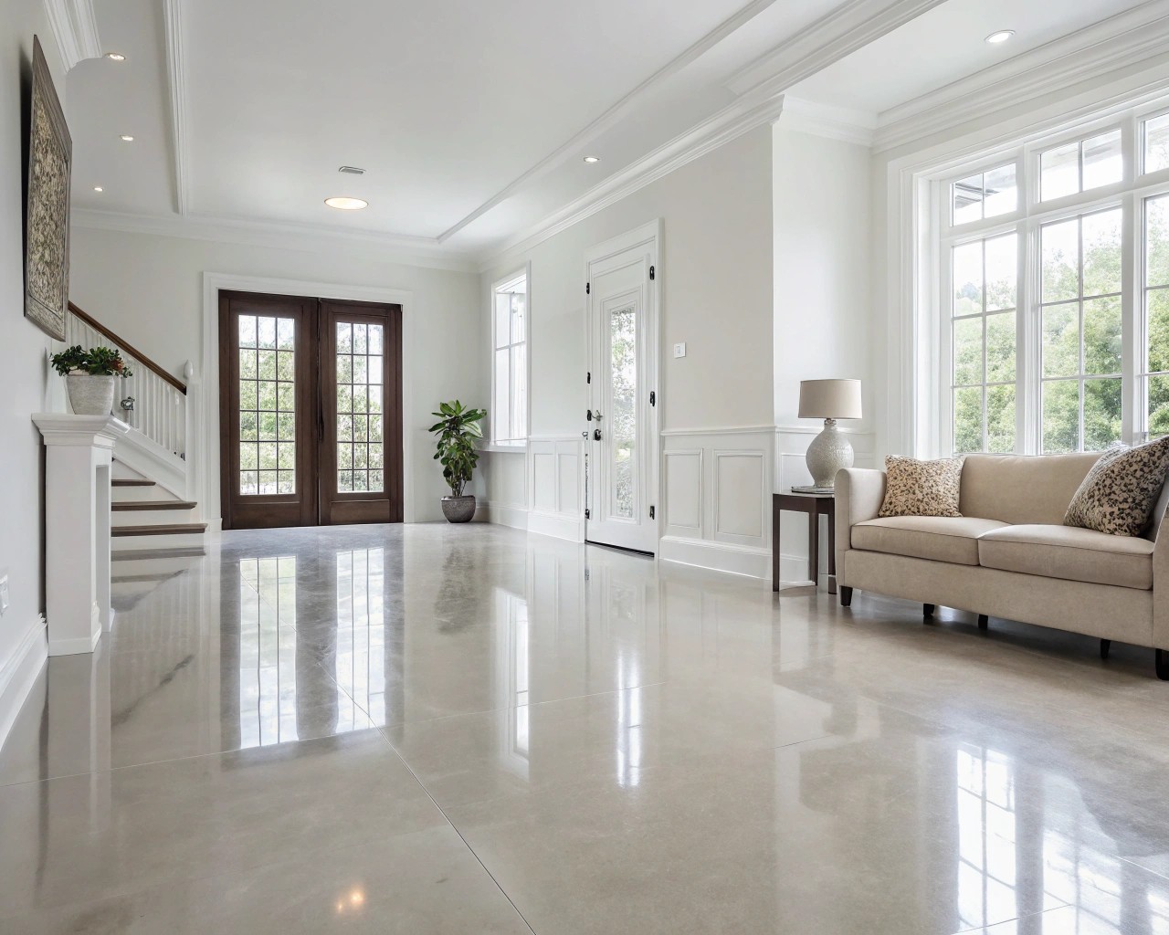 Smooth finishes create a refined and polished look suitable for modern living spaces.